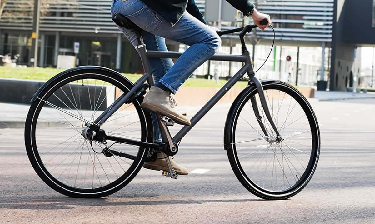 Bicicleta clásica holandesa Brik con cardan